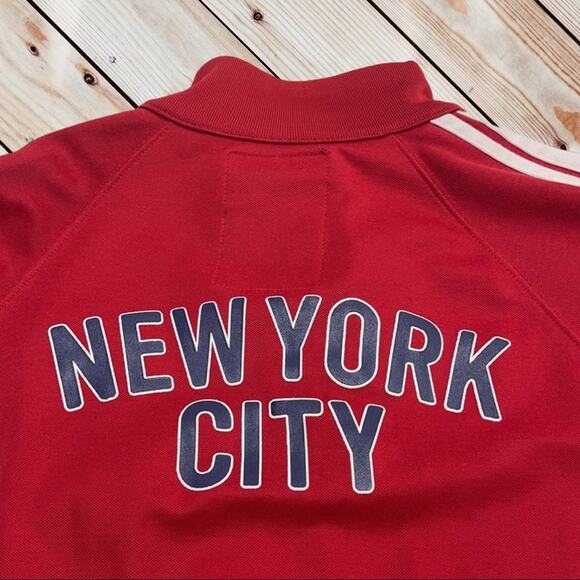 AEROPOSTALE Red NEW YORK CITY Full Zip Sweatshirt - Picture 3 of 5